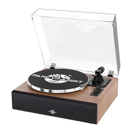 FancyRabbit Vinyl Record Player with Speakers,High Fidelity Turntables