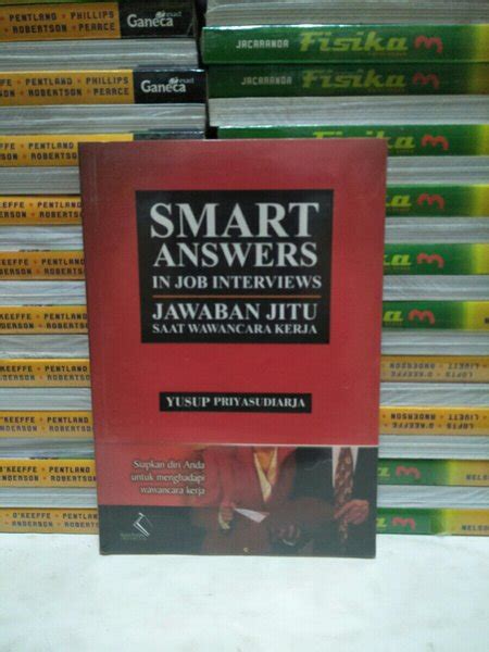 Jual BUKU ORI SMART ANSWERS IN JOB INTERVIEWS JAWABAN JITU SAAT