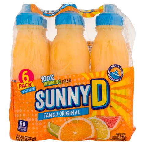 Sunny D Tangy Original Orange Flavored Citrus Punch Juice 113 Fl Oz