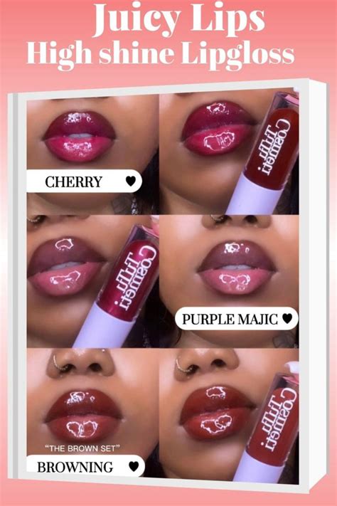 Tutu High Shine Lip Gloss Collection Lip Gloss Dark Skin Makeup Lip