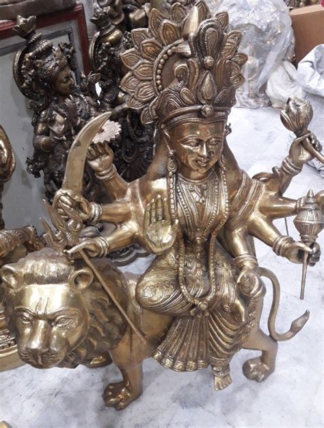 Brass Durga Maa Statue Size Inch At Rs Piece In Moradabad