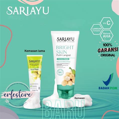 Jual Sariayu Putih Langsat Facial Foam G Shopee Indonesia