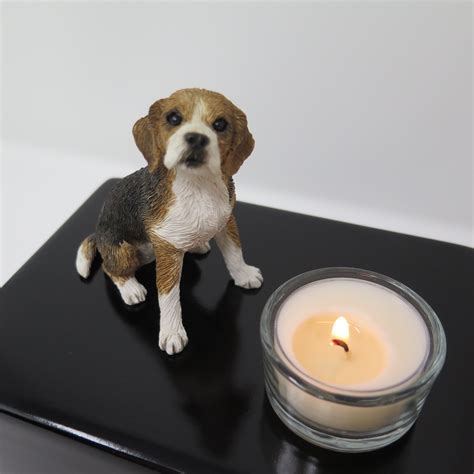 Beagle Urne Mit Teelicht Unikat Urnen F R Hunde Alle Tierurnen