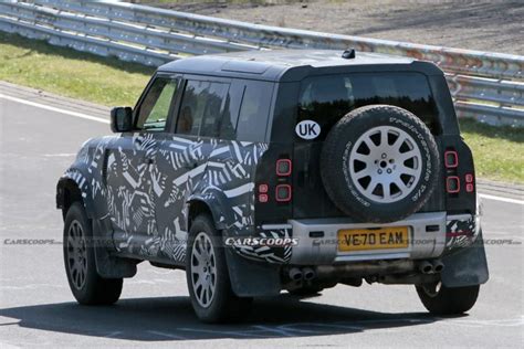 Wild Land Rover Defender SVX SVR V8 Spied Flexing Its Muscles On The