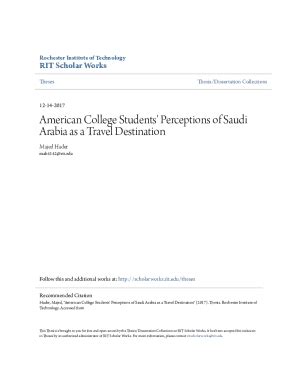 Fillable Online American College Students Perceptions Of Saudi Arabia