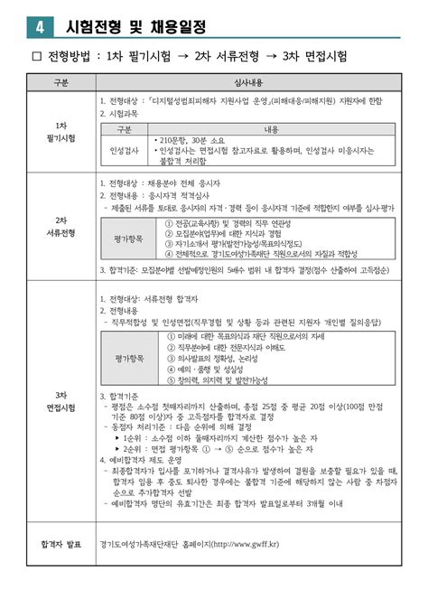 채용공고 제2023 9차 경기도여성가족재단 직원 채용 변경 공고 읽기 채용공고