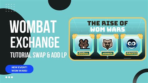 CARA MUDAH SWAP STABLE COIN DI BNB CHAIN MENGGUNAKAN WOMBAT EXCHANGE