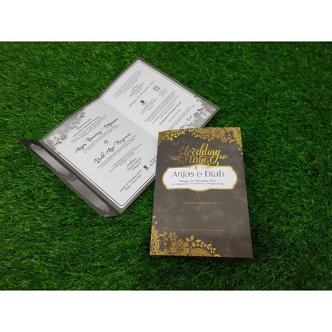 Jual Undangan Pernikahan Hard Cover Hardcover Amplop Murah Tebal Jawa