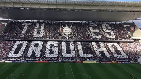 MOSAICO INCRÍVEL ARENA CORINTHIANS JOGO CORINTHIANS X SÃO PAULO YouTube