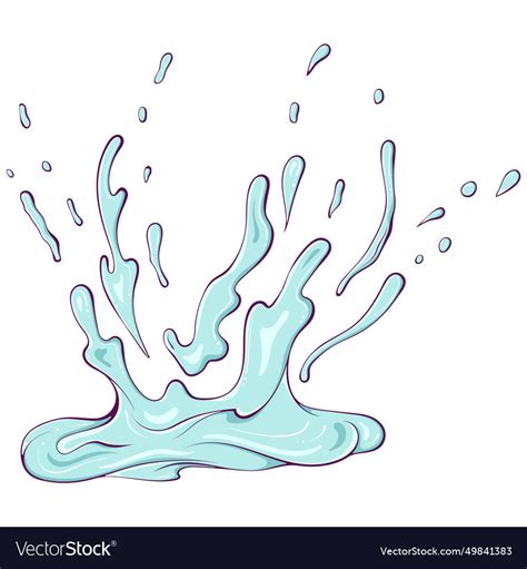 Liquid splash color Royalty Free Vector Image - VectorStock