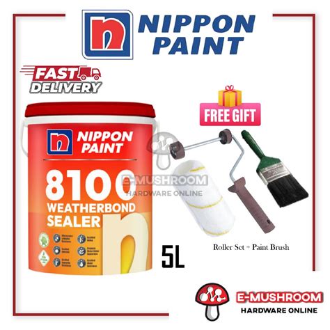 L Nippon Paint Weatherbond Sealer Exterior Wall Sealer Shopee