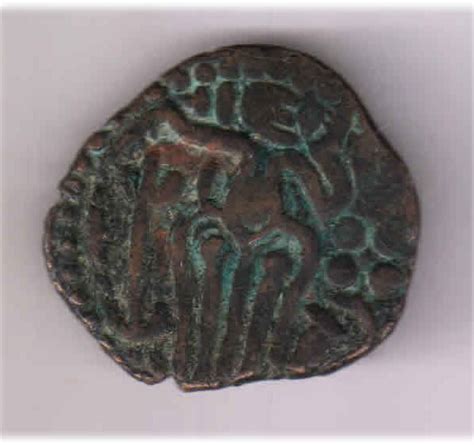 Chola - Raja Raja chola , Fish and Vishnu padam , cash 985 - 1014 broad copper coin R1 - KB ...