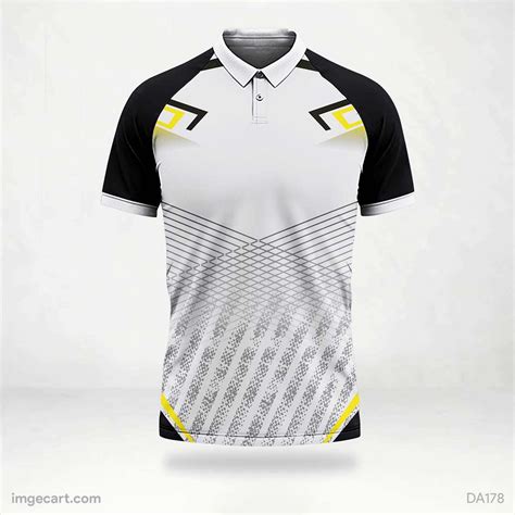 Cricket Jersey Design White With Golden Effect Imgecart