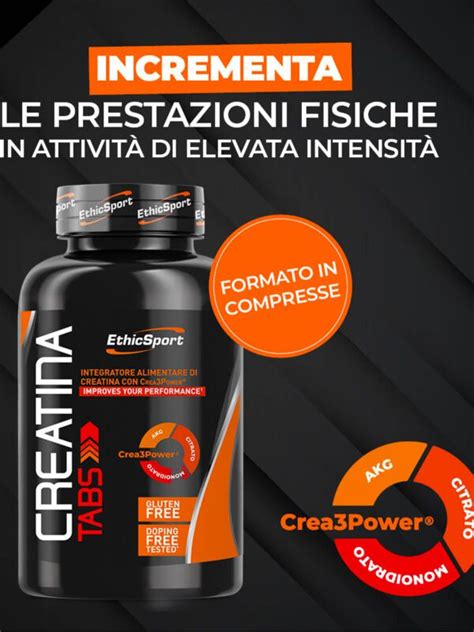 Ethicsport Creatina Tabs Obiettivo Potenza E Reattivit Bici Pro