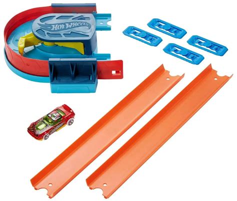 Hot Wheels Track Builder System Curve Kicker Pack Track Set Boost Mattel Toys Toywiz