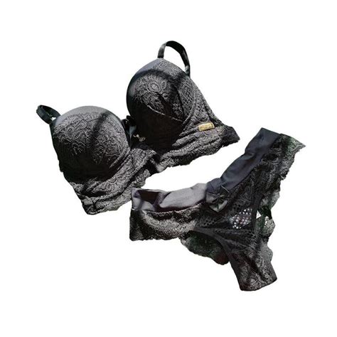 Conjunto Laura Calcinha Fio Dental e Sutiã de Renda Bojo Lory Conjunto de Lingerie
