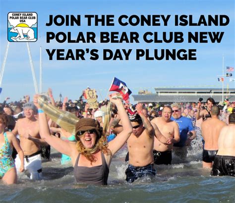 Coney Island Polar Bear Club New Years Day Plungemurphguide Nyc Bar Guide