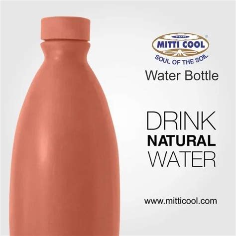 Mitti Cool Brown 1000 Ml Clay Water Bottle Set Of 1 At Rs 250piece