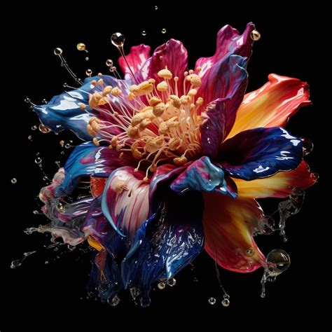 Premium Ai Image Photo Flowers Multicolor