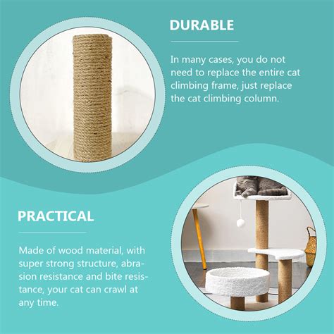 Itselfer Cat Scratching Post Climbing Column Replacement Diy Hemp Rope