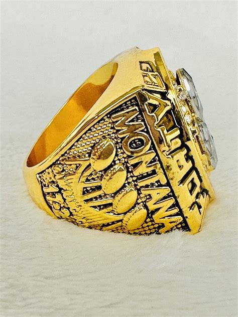 1989 San Francisco 49ers JOE MONTANA Ring - Super Bowl Championship ...