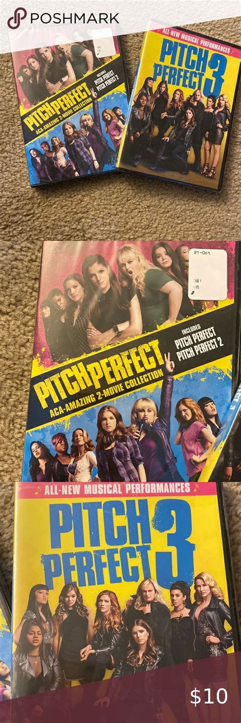 Pitch Perfect 1 2 And 3 Dvd Movie Collection Set New In 2022 Movie