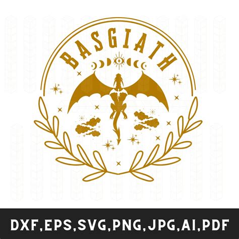 Fourth Wing Dragon Svg Fourth Wing Design Iron Flame Design Dragon