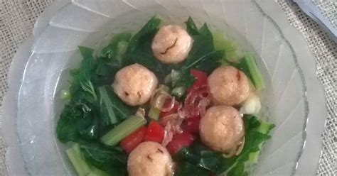 Resep Sup Caisim Dengan Bakso Tahu Oleh Erowati Cookpad