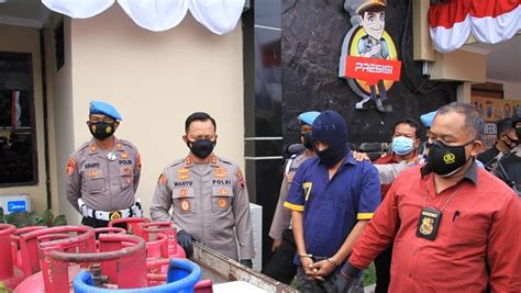 Polres Sukoharjo Bongkar Kasus Pengoplosan Gas Elpiji Bagian