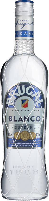 Brugal White Rum Supremo, 1 L — Goisco.com