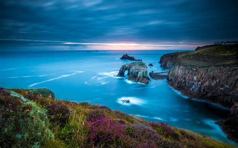 Cornwall England Sea Scenery Hd Wallpaper Preview