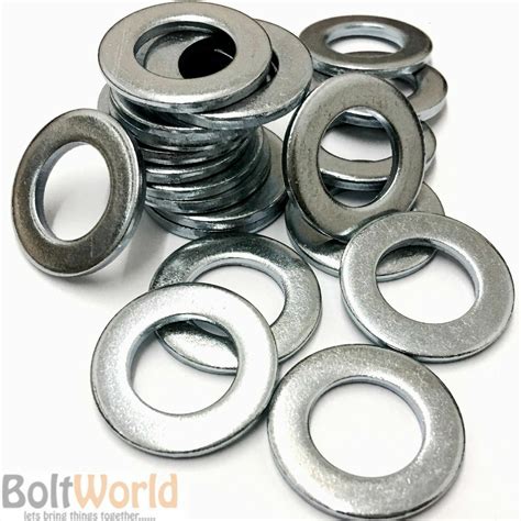 Mixed In The Pack M M M M M Form A Flat Washers Bright Zinc