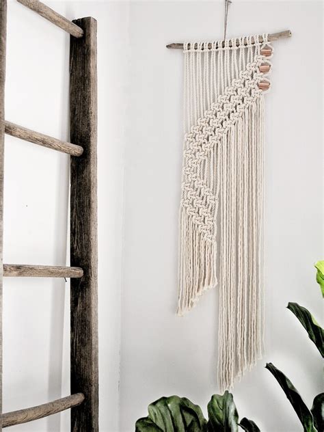 Macrame Wall Hanging Modern Fibre Tapestry Woven Wall Art Etsy