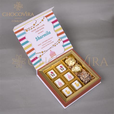 Return Gift For Baby Shower Indian CV09HD11 Chocovira Chocolates