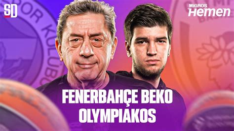 FENERBAHÇE BEKO GALİBİYETLE BAŞLADI Fenerbahçe Beko 82 71 Olympiakos