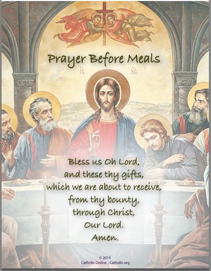 25+ bästa Catholic prayer before meals idéerna på Pinterest