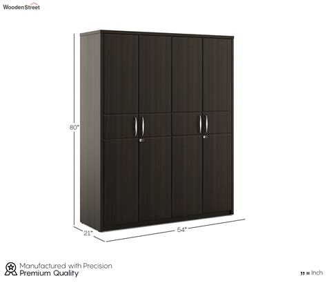 Buy Kosmo Verona 4 Door Engineered Wood Wardrobe At 54 OFF Online