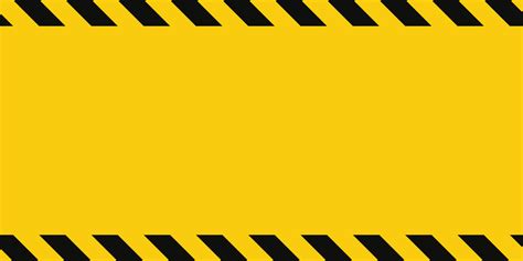 Warning Seamless Border With Yellow And Black Diagonal Stripes