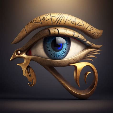 Golden Eye Of Horus Etsy In Ancient Egyptian Art Egypt