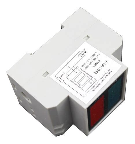 Volt Metro Amper Metro D Dual Led Din Rail Ac V Cuotas