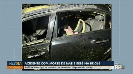 Morre mãe de bebê arremessado de carro durante capotamento na BR 369