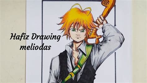 How To Draw Meliodas Youtube