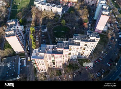 Block Houses In Pecs Hungary Stock Photo Alamy
