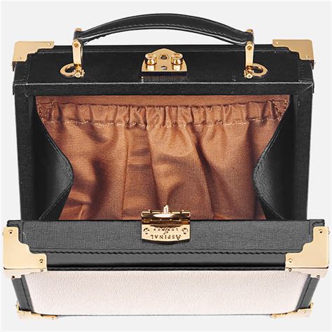 Aspinal Of London Women S Mini Trunk Bag Monochrome