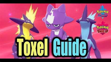 Pokémon Sword and Shield How to get Toxel how to evolve Toxel into