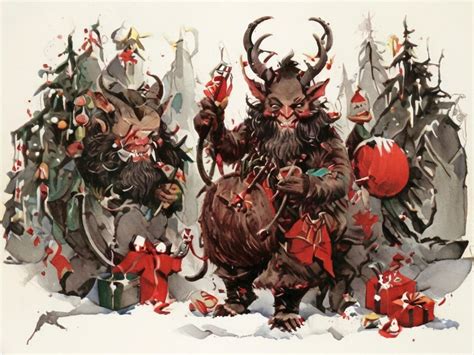 Download Krampus Winter Santa Royalty Free Stock Illustration Image