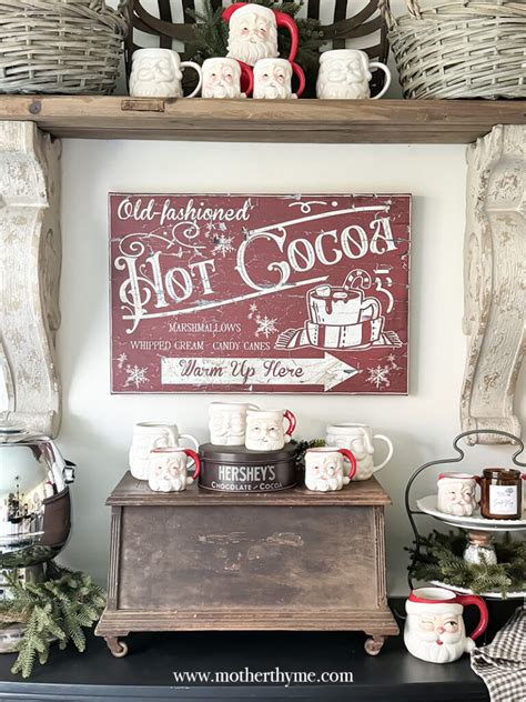 Cozy Christmas Hot Cocoa Bar Mother Thyme
