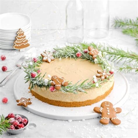 No Bake Gingerbread Cheesecake Bakers Table