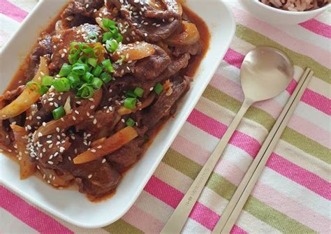 Resep Korean Spicy Beef Bulgogi Oleh Amel Cookpad