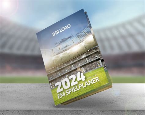 Fussball Spielplaner Faltplaner EM2024 Arena Edition EM Planer 2024